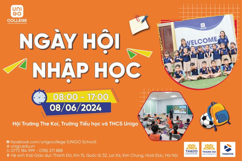 THÔNG BÁO NGÀY HỘI NHẬP HỌC UNIGO SCHOOL